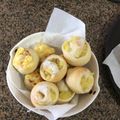 クック42SB4E☆'s cooksnap of when they made 私にご褒美♪惣菜パンとアップルレーズン☆.