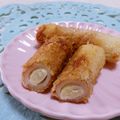 赤い電話's cooksnap of when they made マッシュポテト入り竹輪カツ.