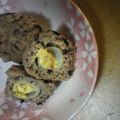 ☆９４３☆'s cooksnap of when they made ひじきハンバーグinうずら卵.