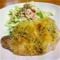 ちえたろう's cooksnap of when they made 豚肉のチーズパン粉焼き♪♪.