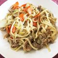 ロップ☆'s cooksnap of when they made ランチに★簡単焼きうどん～柚子胡椒炒め～.