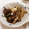 ダイナソーとペンギン's cooksnap of when they made 新ごぼうと三つ葉の肉豆腐.