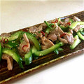 京ん家's cooksnap of when they made 砂肝ときゅうりのササッと炒め！.