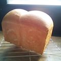 閑人舎's cooksnap of when they made HB★ホシノ酵母で生クリーム入り食パン.