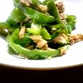 だんな様は料理人's cooksnap of when they made ピーマンとツナの醤油炒め。.