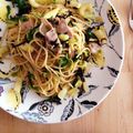 mmmiii3's cooksnap of when they made セロリの葉と塩昆布のパスタ.