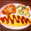 しずまや's cooksnap of when they made えびとゆで卵の簡単サラダ.