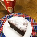 qoowan's cooksnap of when they made 簡単！しっとり濃厚ガトーショコラ♡.