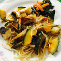 みどりの首輪's cooksnap of when they made かぼちゃともやしのうまうま炒め.