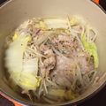 tomomani's cooksnap of when they made 熱々をテーブルに☆豚バラのシンプル鍋.
