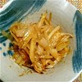 kimisan☆'s cooksnap of when they made エシャロットの若芽のシャキシャキ味噌炒め.