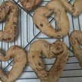 クリスタル08's cooksnap of when they made ハートショコラバゲット♡*:..