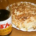 ぴいかん's cooksnap of when they made ねぎたっぷりの「味ぽん」お好み焼き.