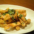 umizarusuki's cooksnap of when they made ☆ネギと油揚げのオイマヨあえ☆.