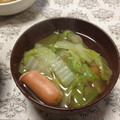 クックLB458M☆'s cooksnap of when they made ♪白菜とシャウエッセンの旨煮♪.