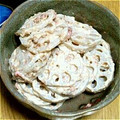 ふみふみふふふ's cooksnap of when they made 蓮根の梅マヨ胡麻和え.