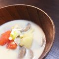 めらら's cooksnap of when they made ほっこり♡ 根菜の豆乳みそスープ.