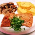 トト・クロ's cooksnap of when they made 鮭の和風ムニエル.