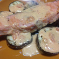 ナス8's cooksnap of when they made 秋鮭ソテー♪茄子のトマトクリームソース.