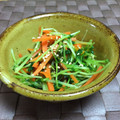 ちゃざむ's cooksnap of when they made 豆苗とにんじんの塩昆布炒め.