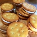 マックリラ's cooksnap of when they made 簡単マシュマロサンド.