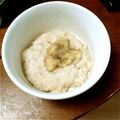 いぬっちゃん's cooksnap of when they made 離乳食：豆乳バナナのオートミール.