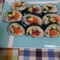 iceｰsand's cooksnap of when they made 海鮮恵方巻き.