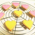 やない★'s cooksnap of when they made バレンタインハートのアイシングクッキー.
