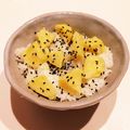 なつき☆ミ's cooksnap of when they made 一手間と炊飯器でサツマイモご飯.