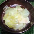 ＫawausosO's cooksnap of when they made キャベツとベーコンのコンソメスープ☆.