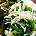 ユーロン's cooksnap of when they made ほうれん草とエノキのおひたし.