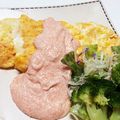 ナナヒカ's cooksnap of when they made ご飯もお酒も進む♪ 明太子チーズオムレツ.