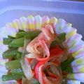 watyami's cooksnap of when they made ブロッコリーの芯と✿カニかまの❀炒め物✿.