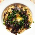 Nozzzzzy's cooksnap of when they made ごま油香るふわふわ納豆パスタ.