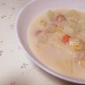 manjiro290's cooksnap of when they made 冬野菜の白みそスープ.
