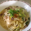 皐月００７'s cooksnap of when they made 鬼おろしで☆きのこのみぞれスープパスタ.