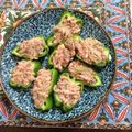 リスト's cooksnap of when they made 2合い挽き肉から何品？ピーマン肉詰めの巻.