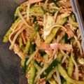 reina♡♡'s cooksnap of when they made ■糖質制限■もやしきゅうりハム簡単ごま味.