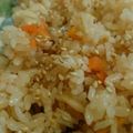 なるぺい's cooksnap of when they made ごま香る♪ほたての炊き込みごはん.