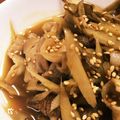 こにー79's cooksnap of when they made ピリッと☆豚肉とごぼうの時雨煮.