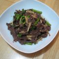 ぷちこり's cooksnap of when they made 牛肉とアスパラのオイスター炒め.