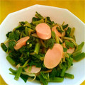 yomechann's cooksnap of when they made 魚肉ソーセージとほうれん草のオイマヨ炒め.