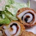 たのすけどの's cooksnap of when they made ✿竹輪のクルクル＊海苔チーズフライ✿.