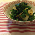 mihokid's cooksnap of when they made ほうれん草と白菜の黒糖きな粉和え.