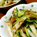 まぐゆ's cooksnap of when they made さっぱり小鉢 きゅうりとちくわの梅和え.