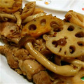 skyward1's cooksnap of when they made 蓮根と豚バラの中華風炒め。.