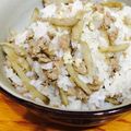 Apple茶's cooksnap of when they made 豚ごぼう混ぜ御飯.