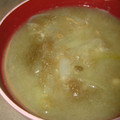 よん妻's cooksnap of when they made 玉ねぎととろろ昆布のお味噌汁.
