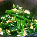 シャア専用料理長's cooksnap of when they made 簡単小鉢♪ほうれん草と卵の炒めもの.
