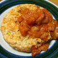 JunpJump's cooksnap of when they made 鮭のハンバーグ♪トマトソースがけ.